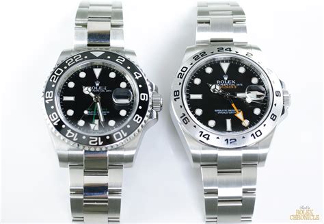 rolex gmt master vs explorer ii|rolex explorer 11 new price.